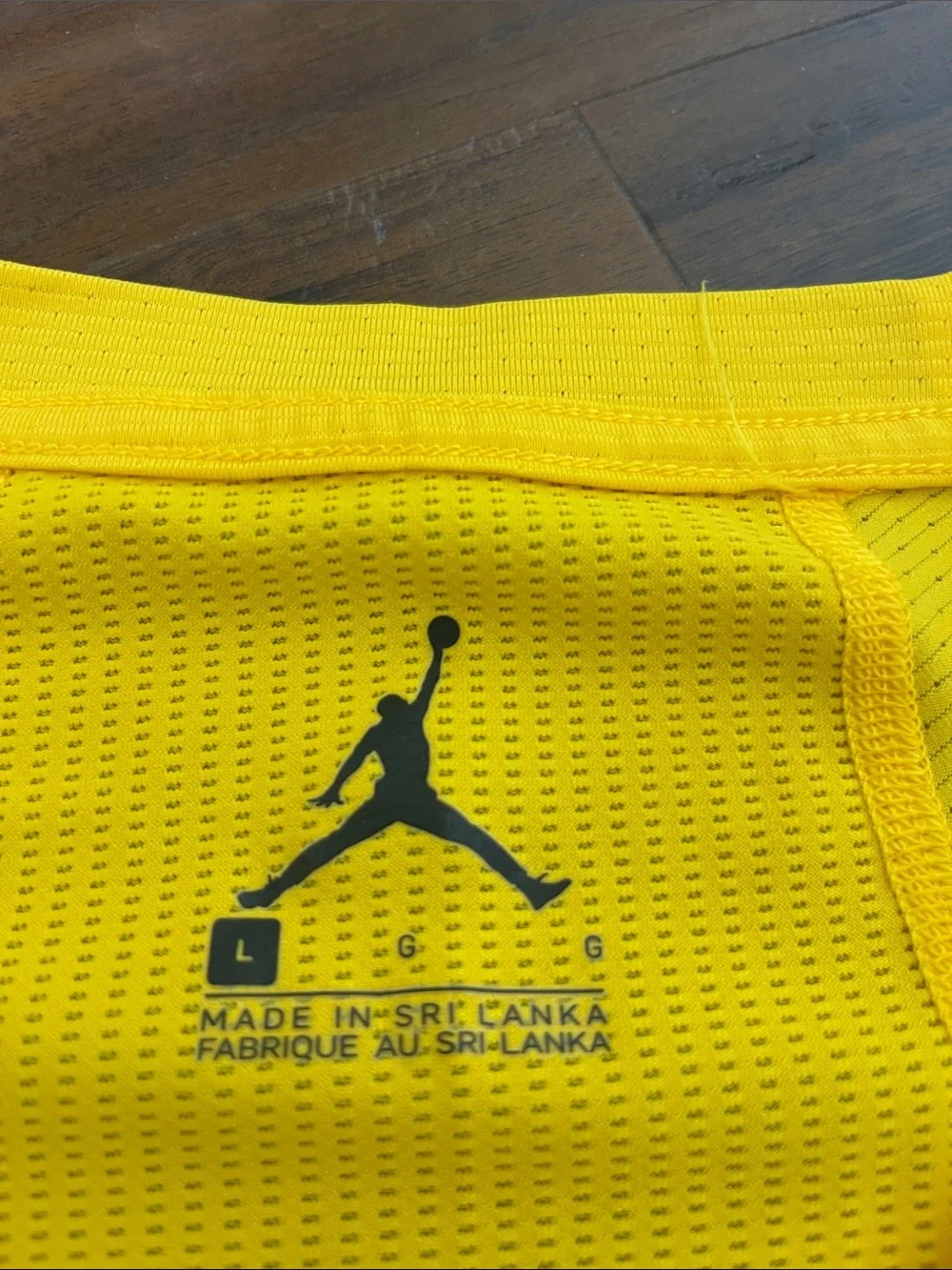 New Jordan men’s   Yellow sleeveless Performance T-Shirt